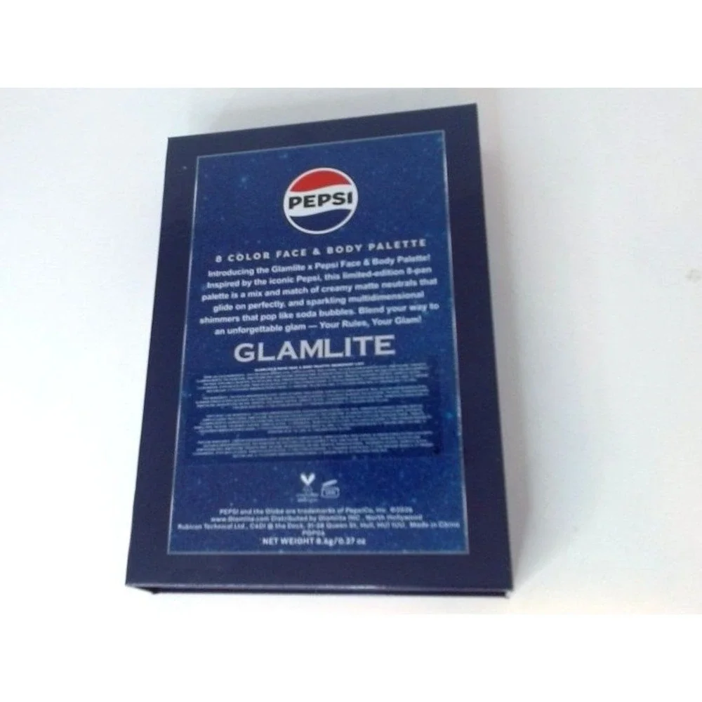 Glamlite x Pepsi , Face & Body Palette, BRAND NEW IN BOX